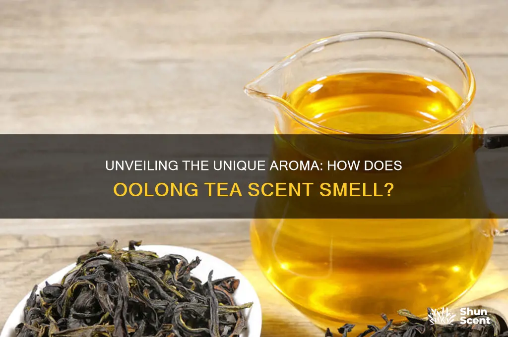 how doesoolong scent smell