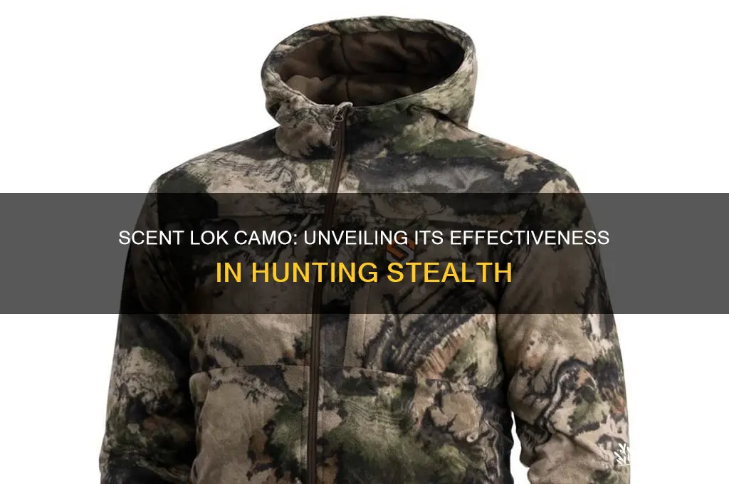 how effective is scent lok camo