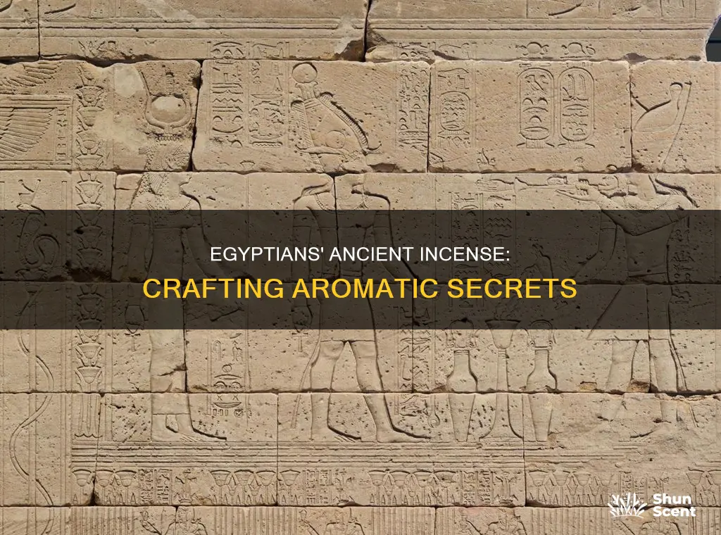 how egyptians made incense