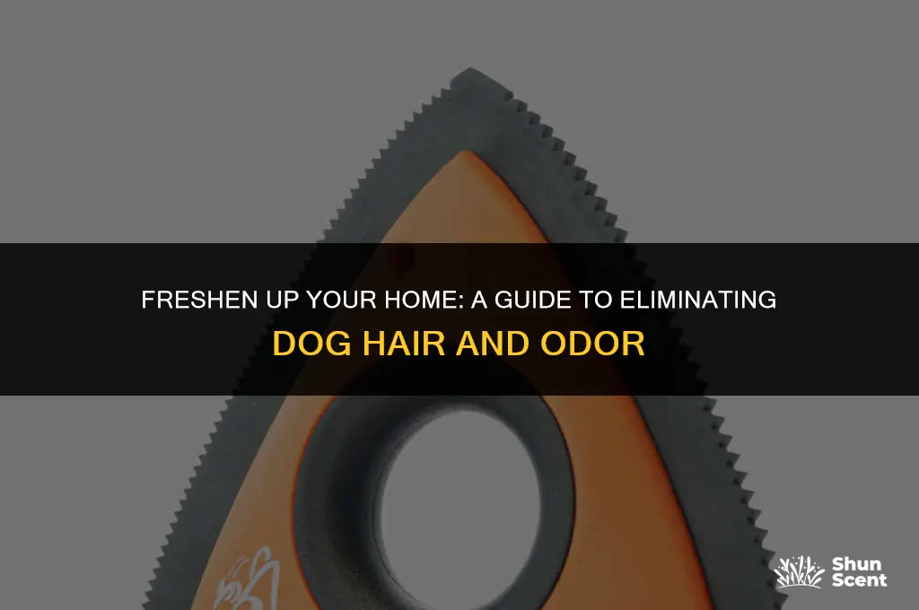 how eliminate dog hair n smell