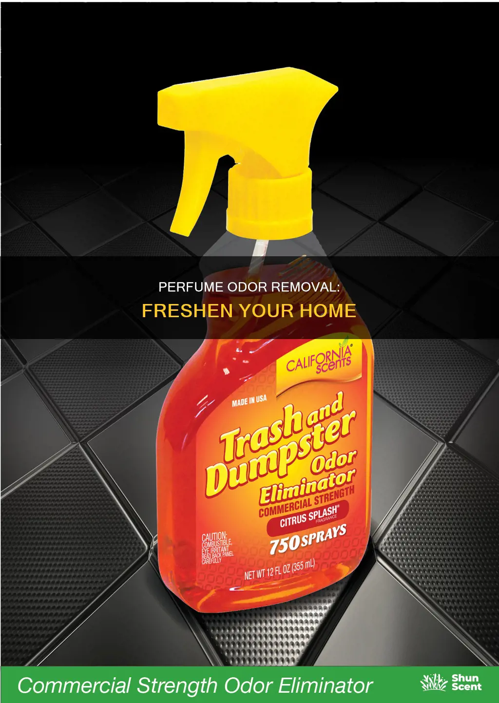 how eliminate perfume odor at home