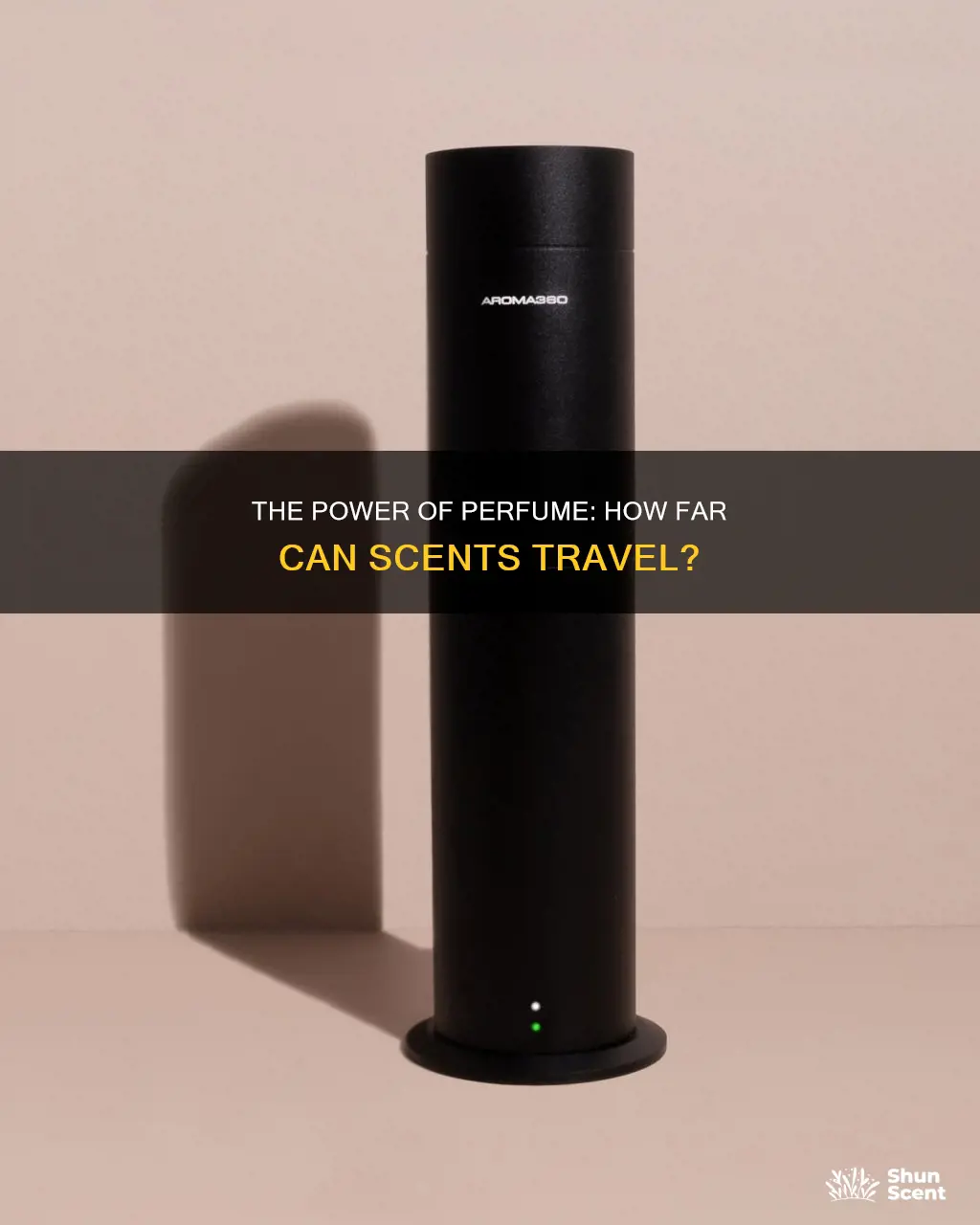 how far away can you smell perfume