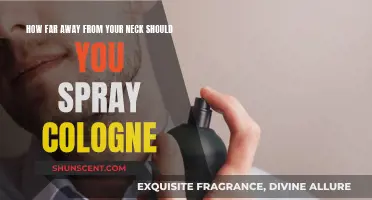 The Art of Applying Cologne: Distance from the Neck