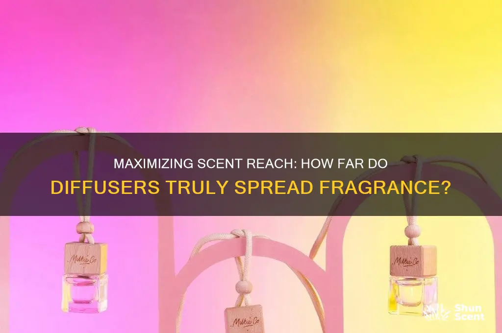 how far do scent diffuser reach