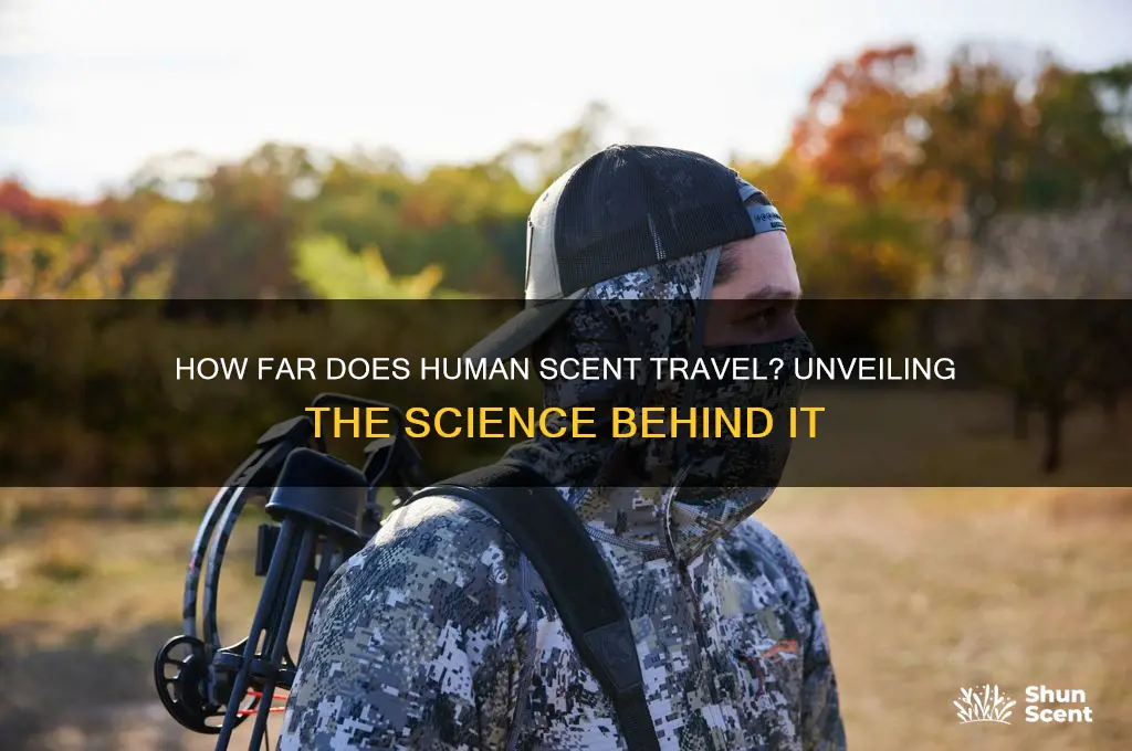 how far does human scent travel