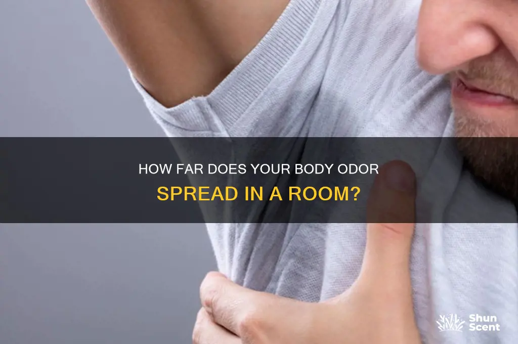 how far does your stinky scent travel in a room
