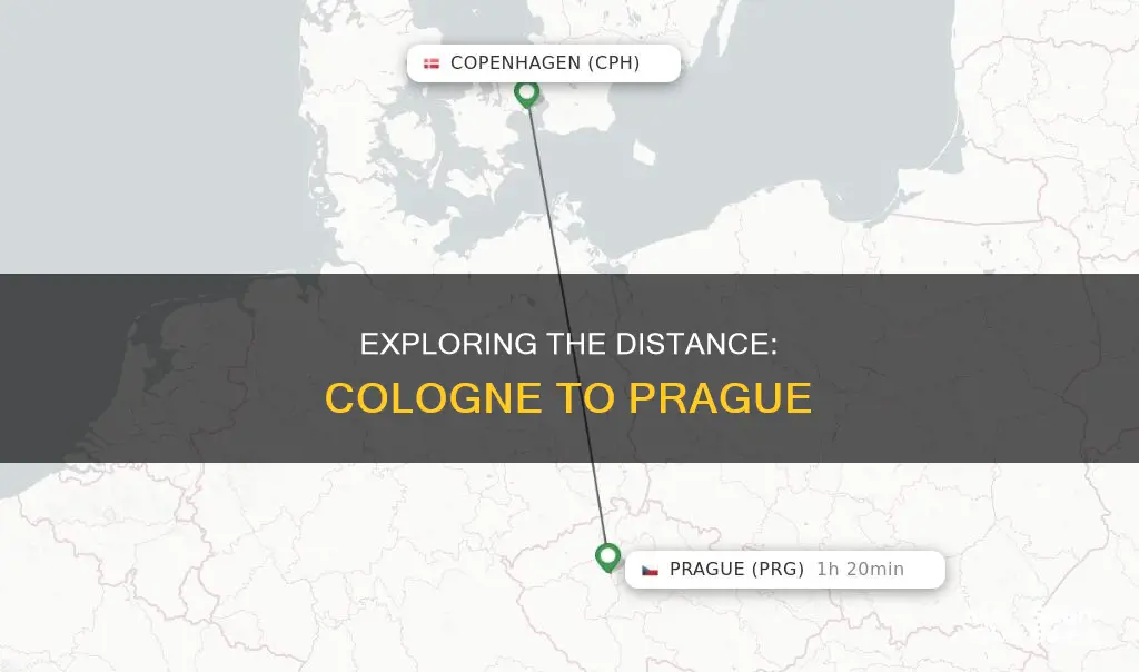 how far from cologne to prague