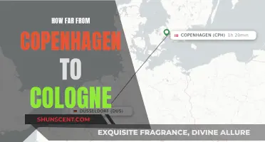 Exploring Europe: Copenhagen to Cologne Distance Revealed