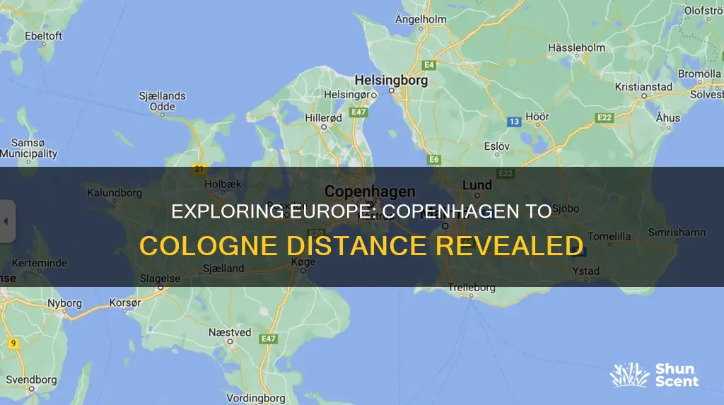 how far from copenhagen to cologne