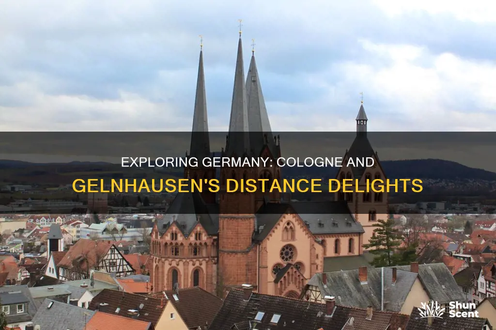 how far is cologne germany from gelnhausen