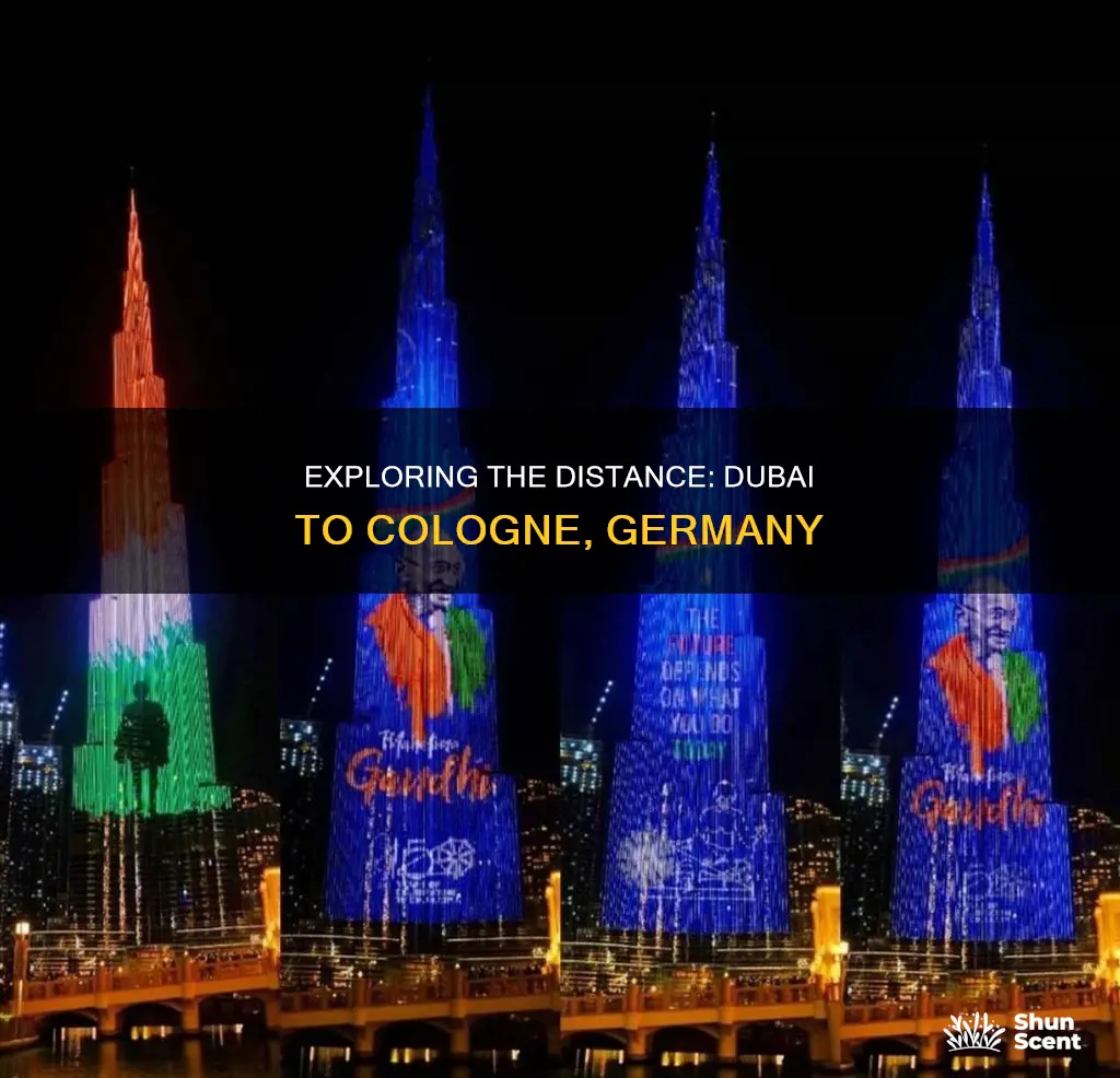 how far is dubai from cologne germany