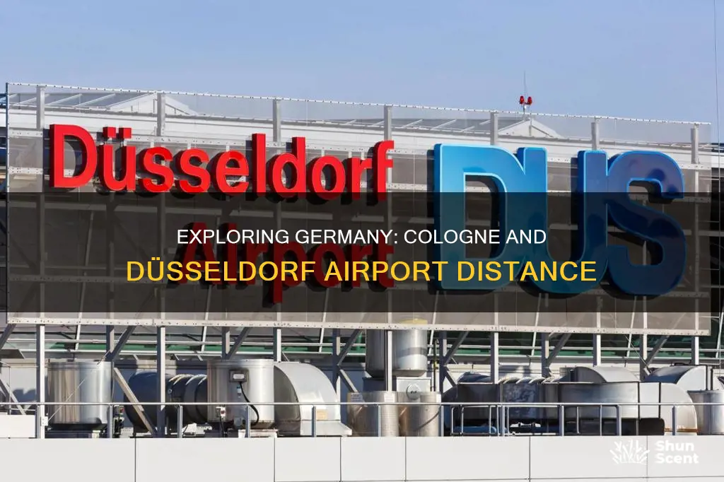 how far is dusseldorf airport from cologne