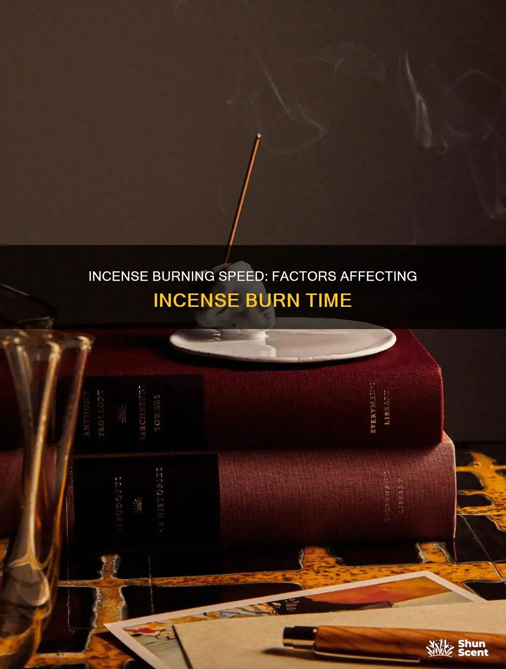 how fast does incense burn