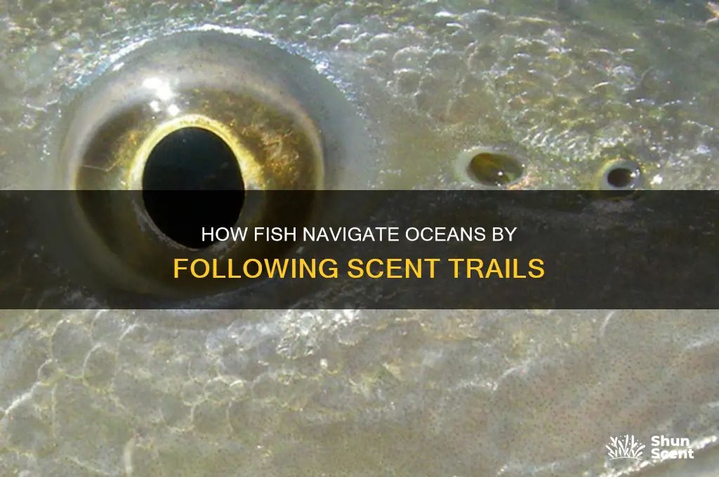 how fish follow scent