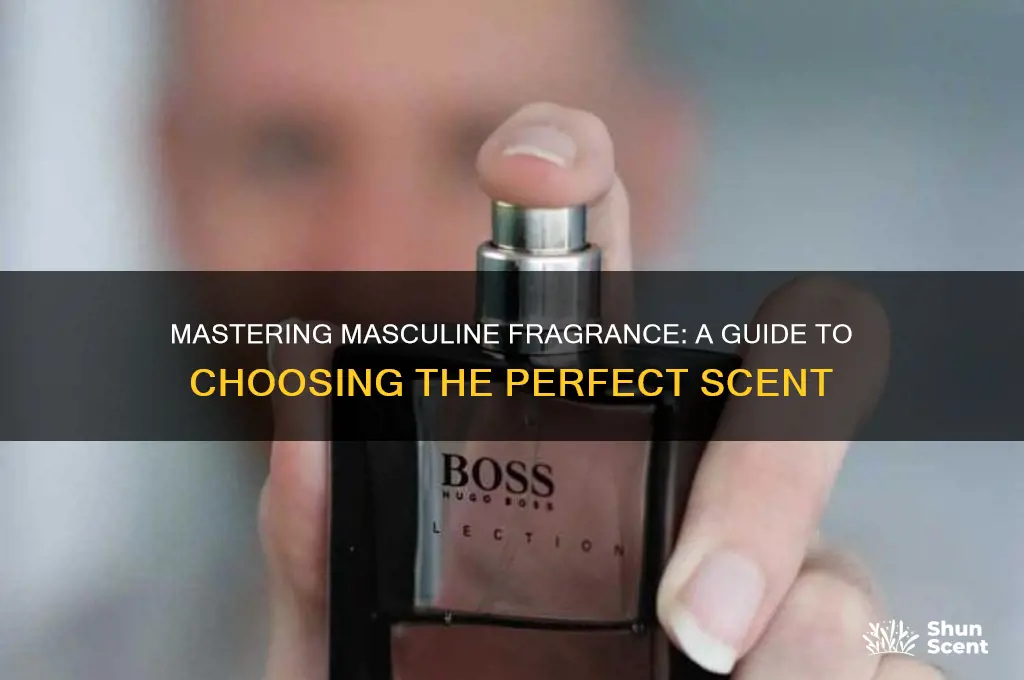 how for men to select scent
