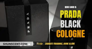 Prada's Black Cologne: A Sensual and Sophisticated Scent