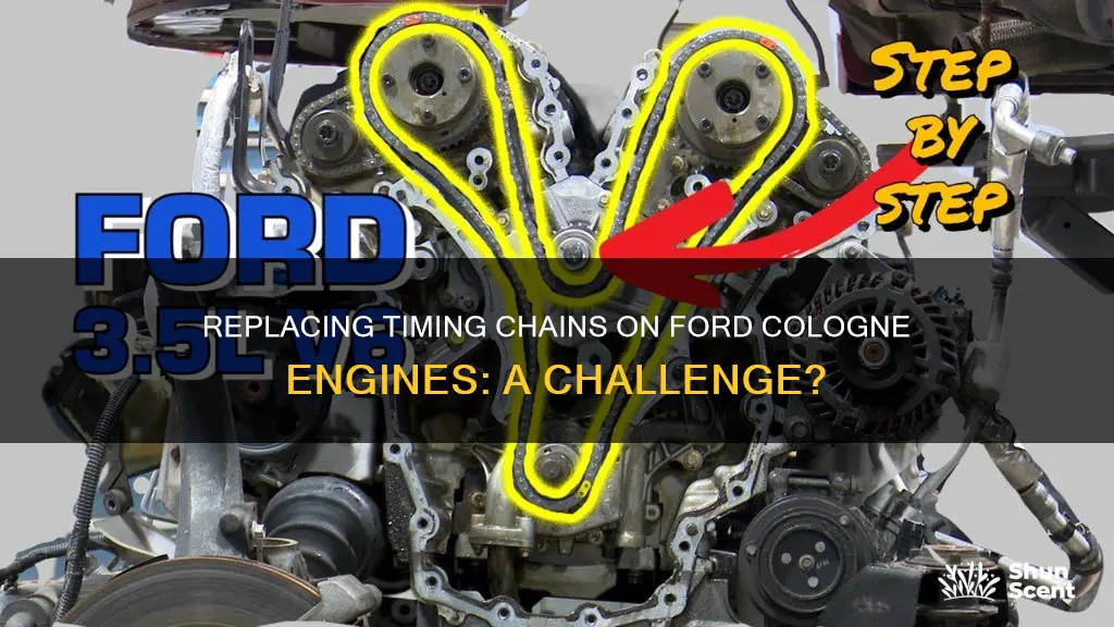 how hard to replace timing chains on ford cologne