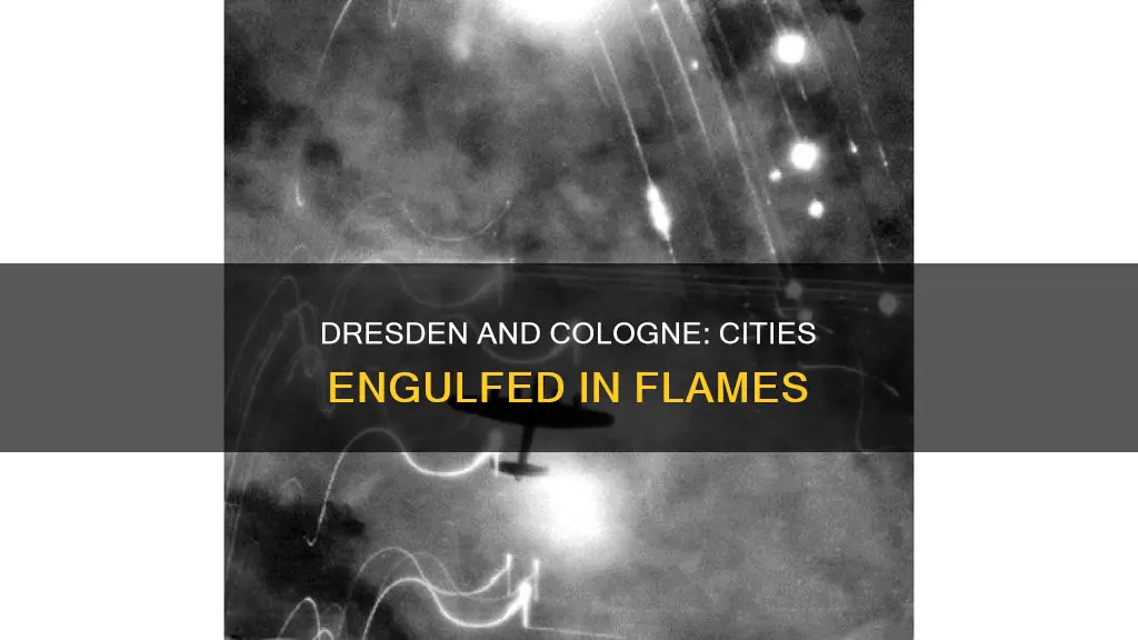 how hot were the fires of dresden and cologne