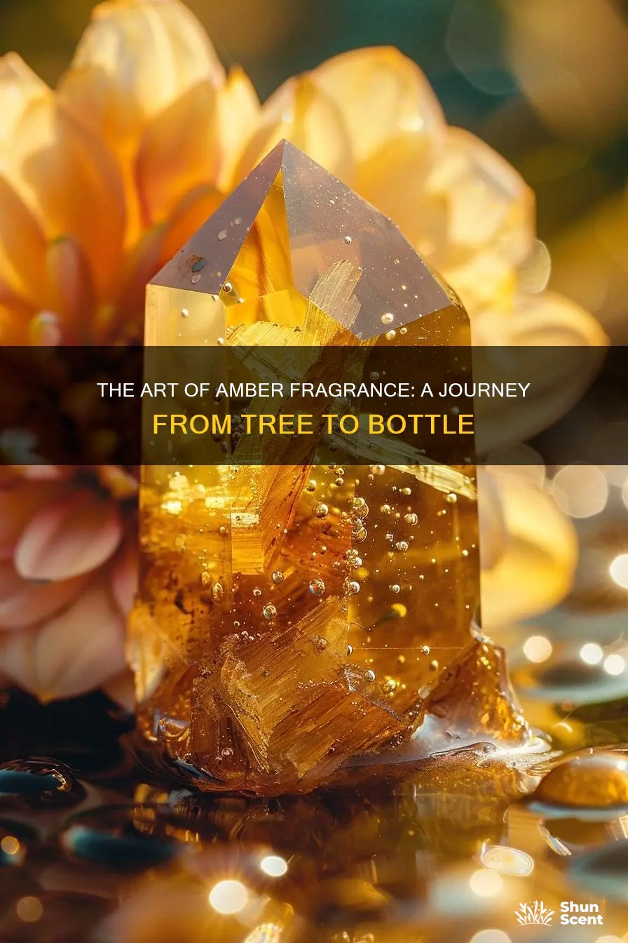 how is amber fragrance made