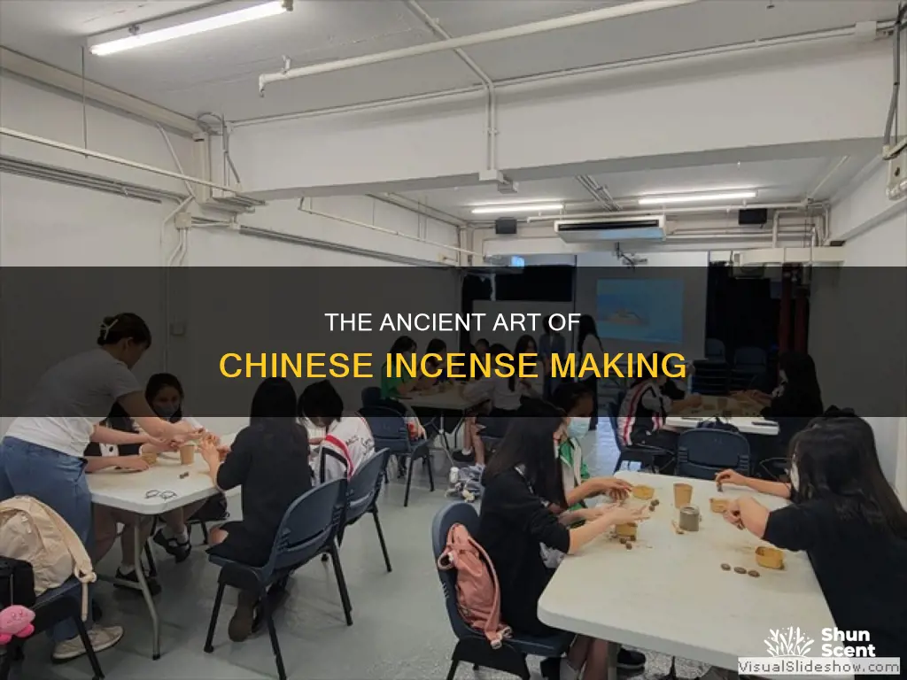 how is chinese incense made