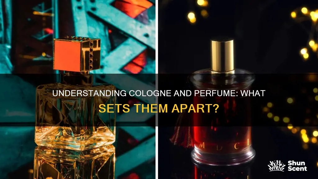 how is cologne different from perfume