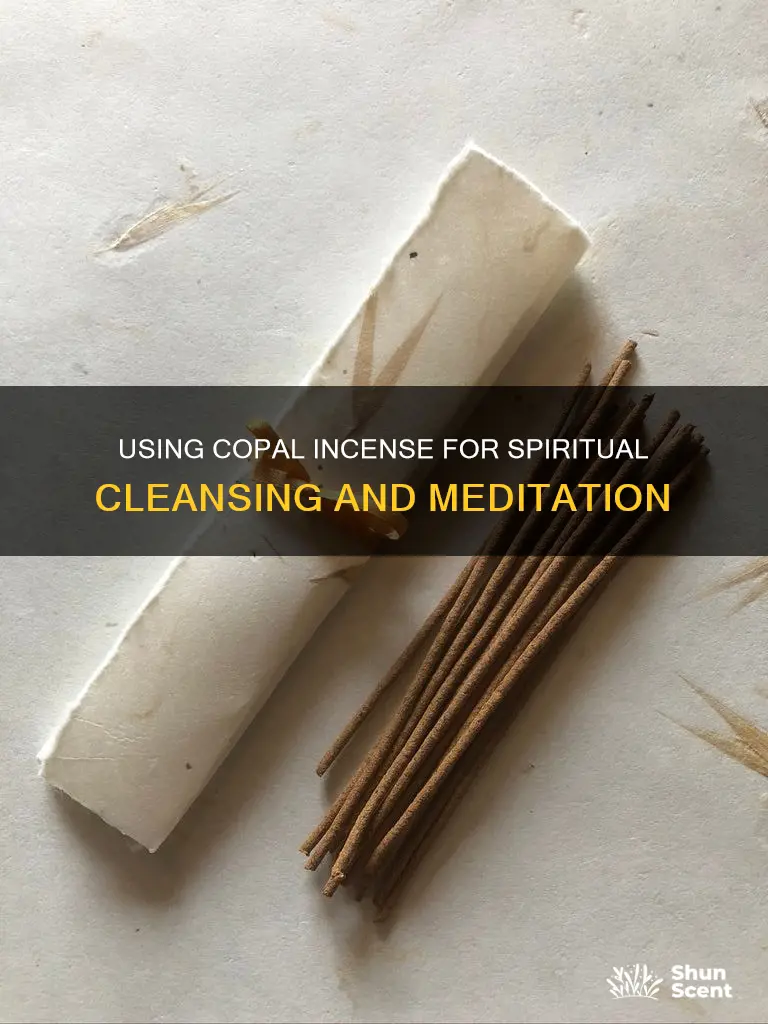 how is copal incense used in a spirtal