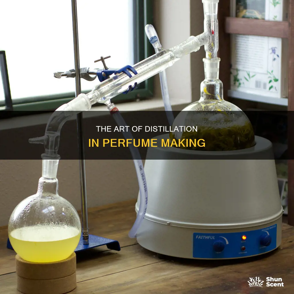 how is distillation used to make perfume