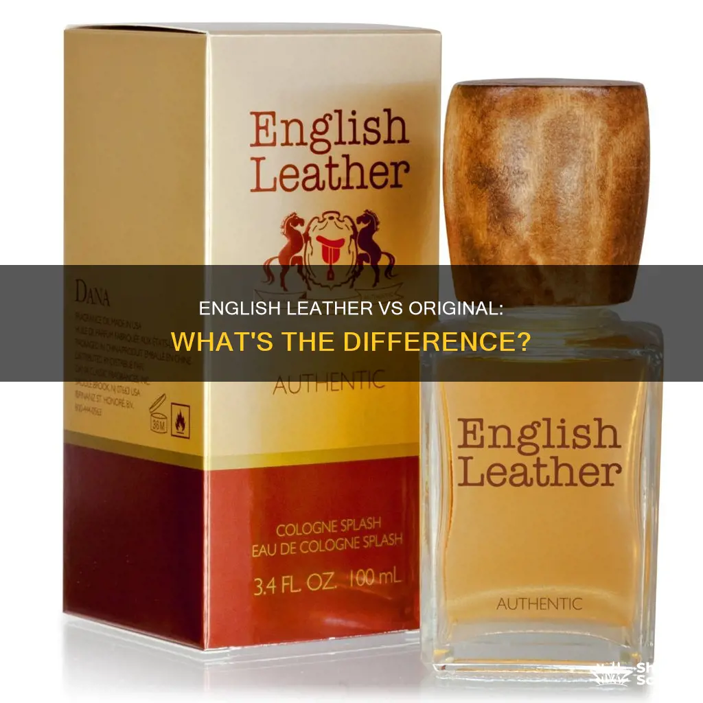 how is english leather cologne by dana different from original