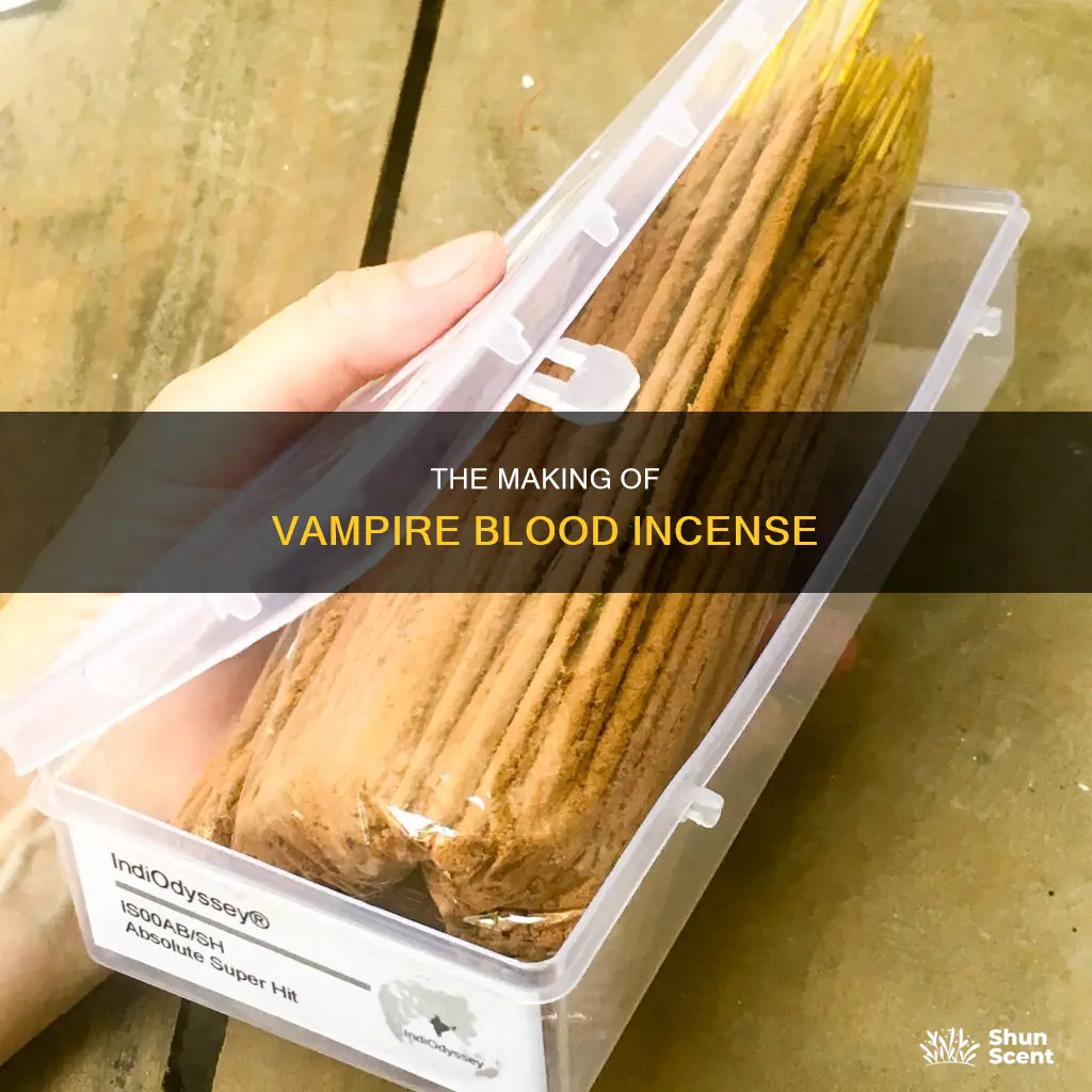 how is vampire blood incense made