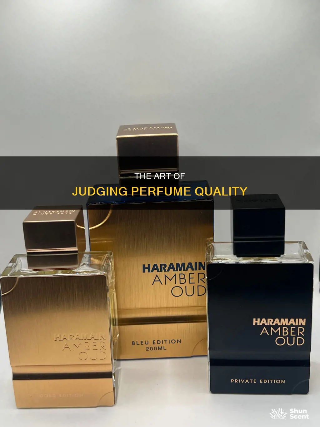 how judge quality of perfume