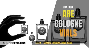 Cologne Vials: Understanding Their Standard Sizes