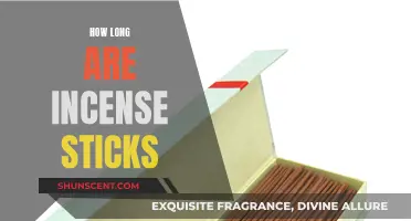 The Length of Incense Sticks: How Long Do They Burn?