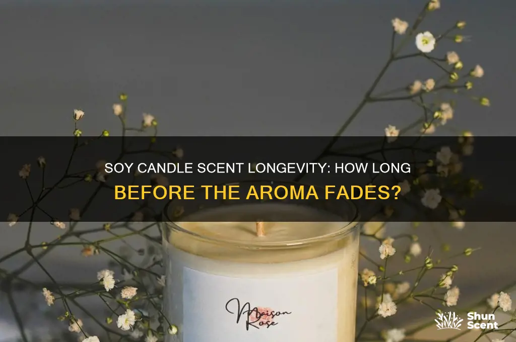 how long before a soy candle loses its scent