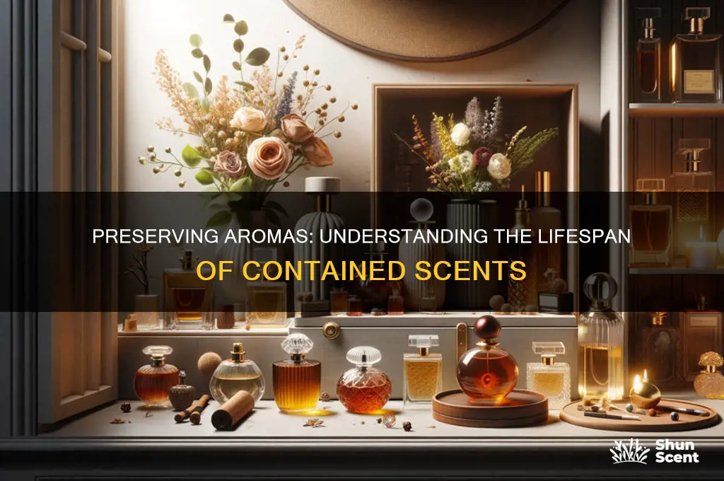 how long can a scent be contained
