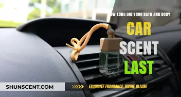How Long Does Bath & Body Works Car Scent Last?