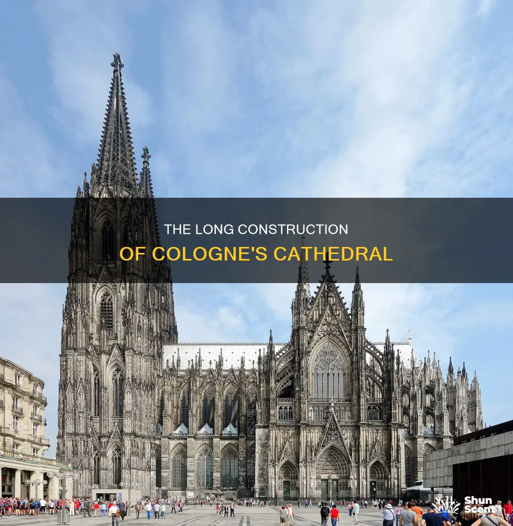 how long diddom cathedral cologne germany built