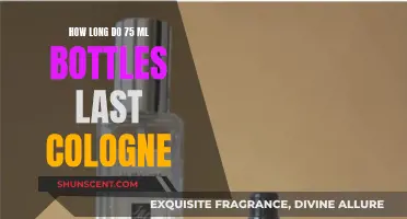 The Longevity of Scent: 75ml Cologne Bottles' Lifespan