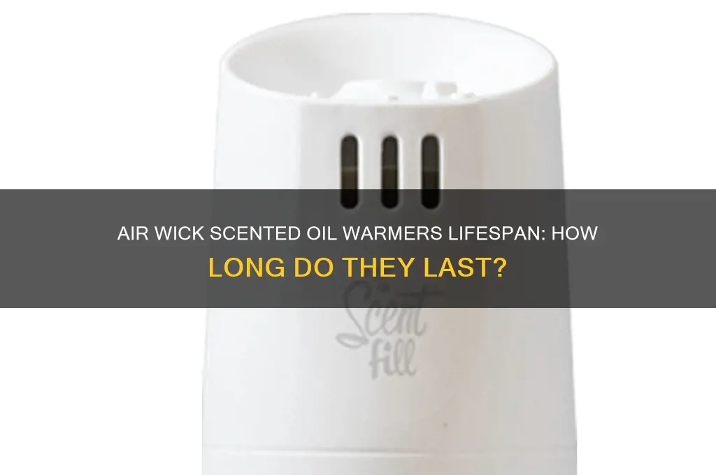 how long do air wick scented oil warmers last