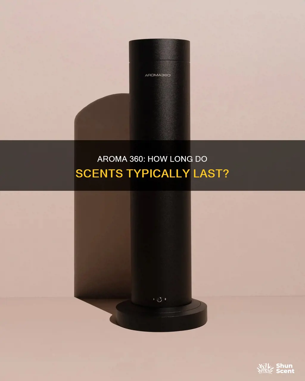 how long do aroma 360 scents last