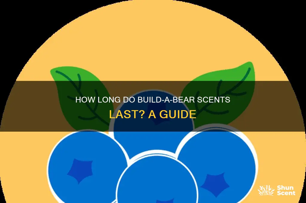 how long do build a bear scents last