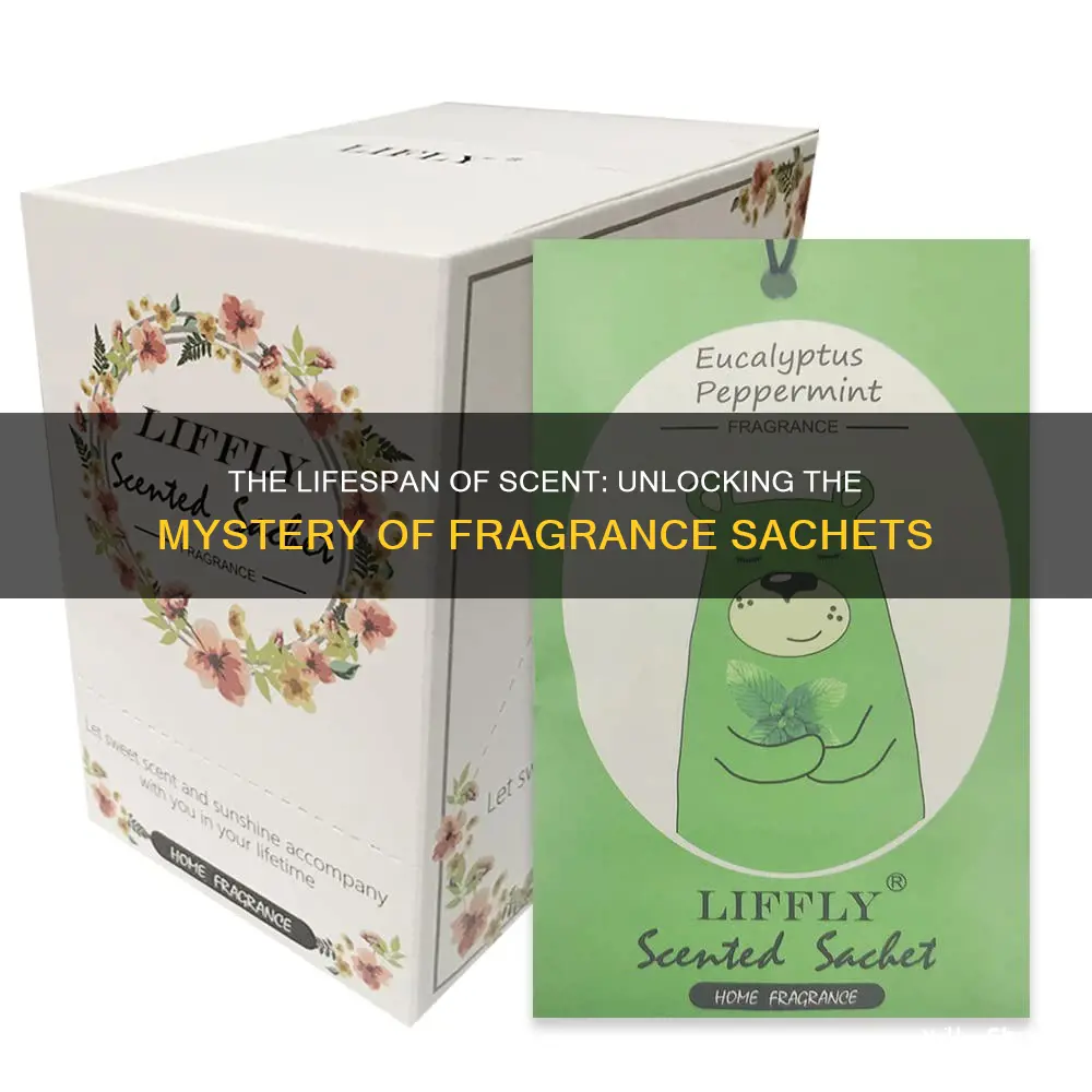 how long do fragrance sachets last