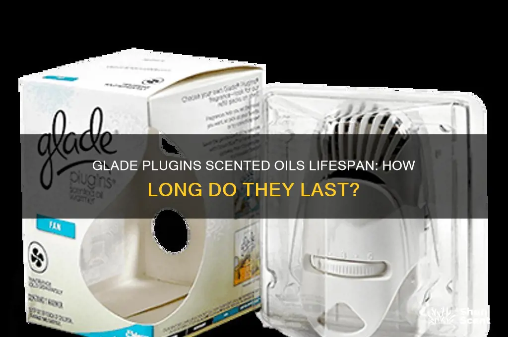 how long do glade plugins scented oils last