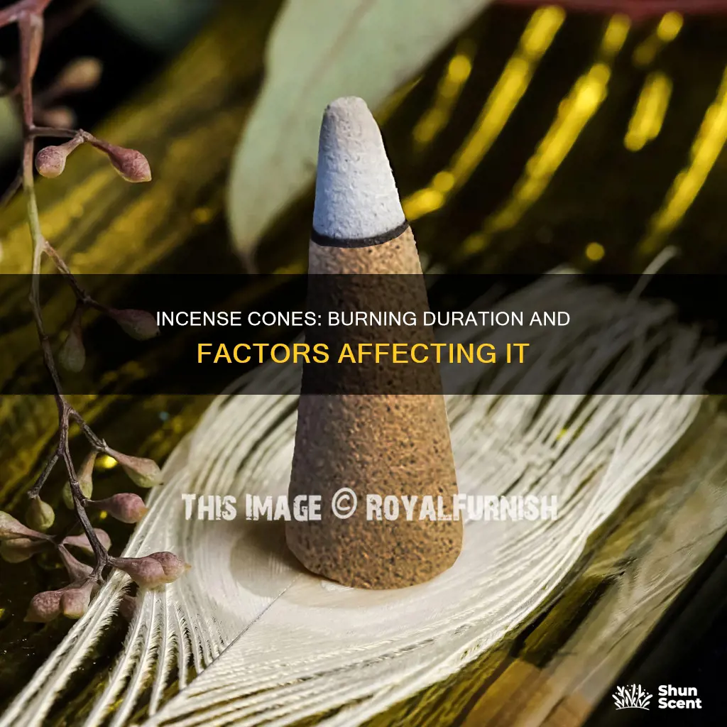 how long do incense cones burn
