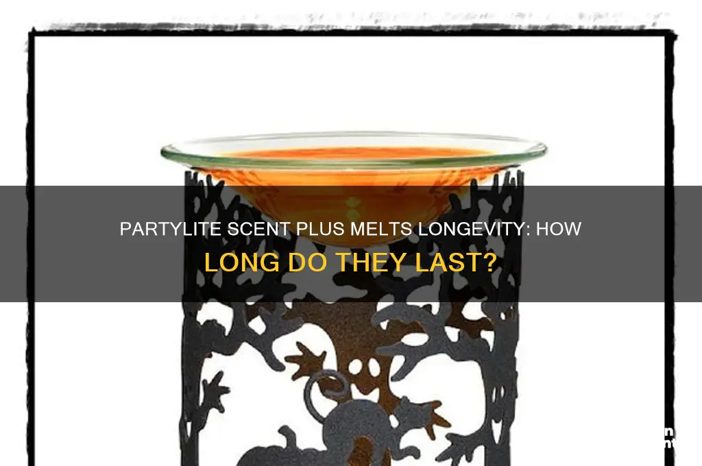 how long do partylite scent plus melts last