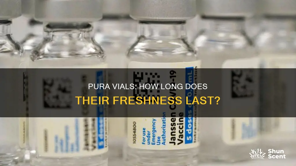 how long do pura vials last