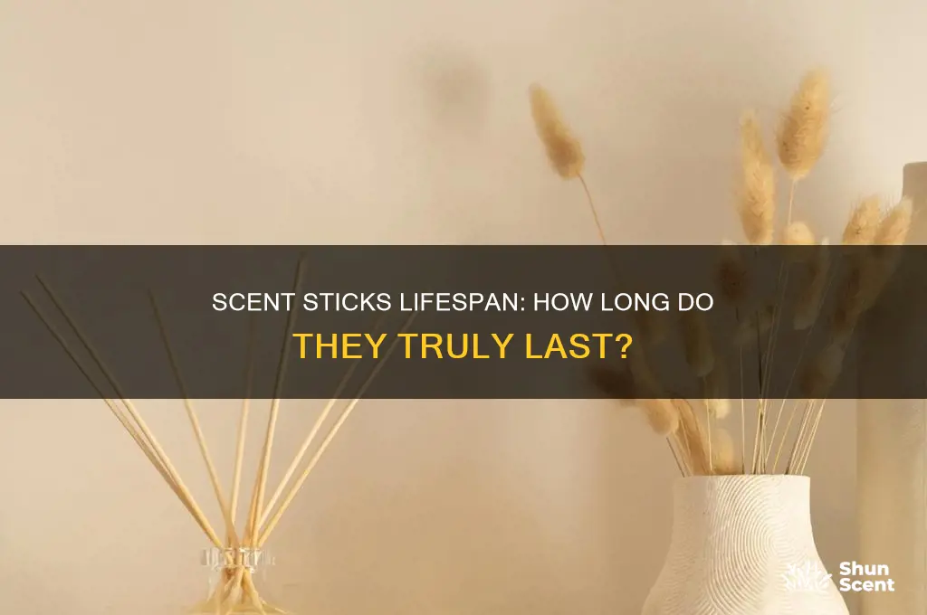 how long do scent sticks last