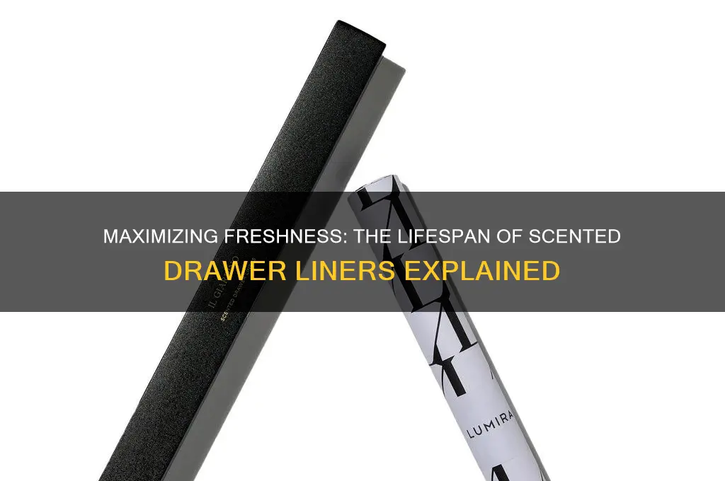 how long do scented drawer liners last