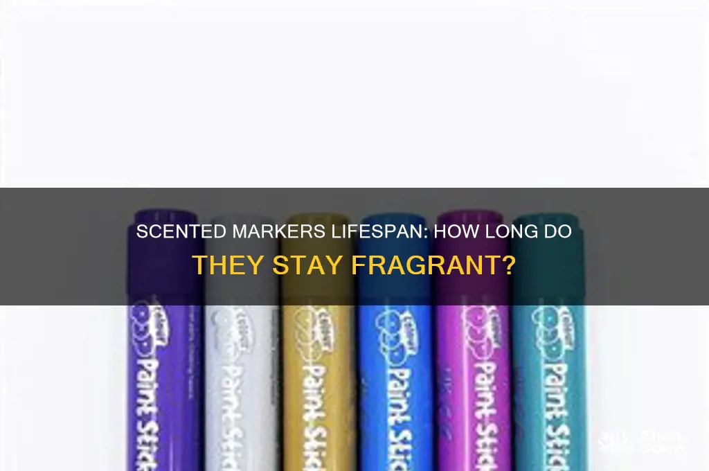 how long do scented markers last