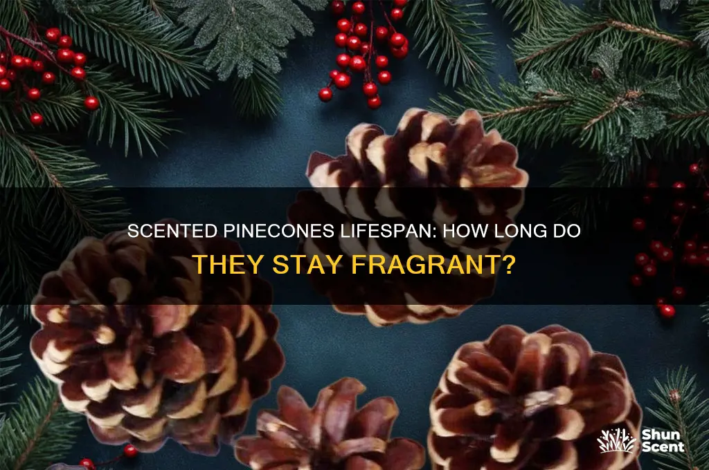 how long do scented pinecones last