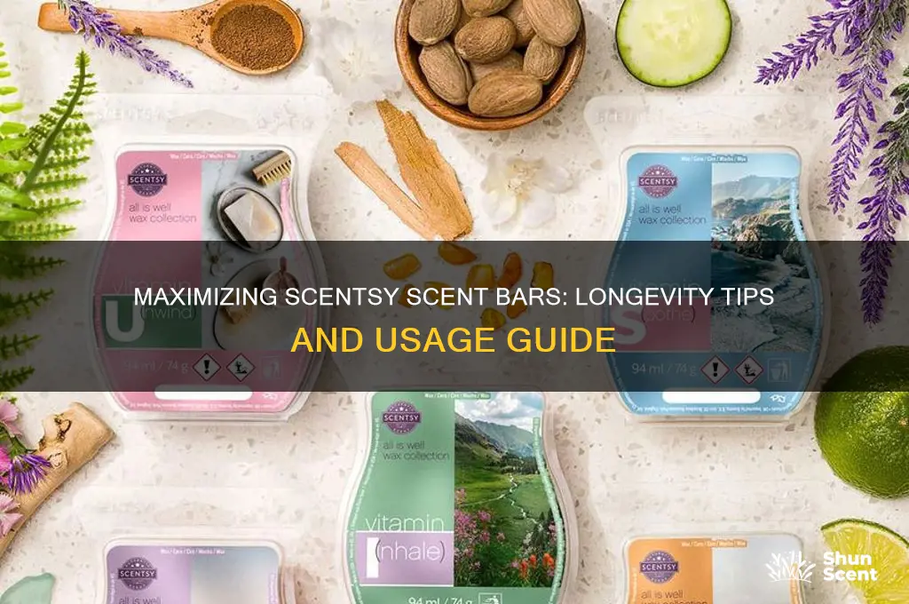 how long do scentsy scent bars last